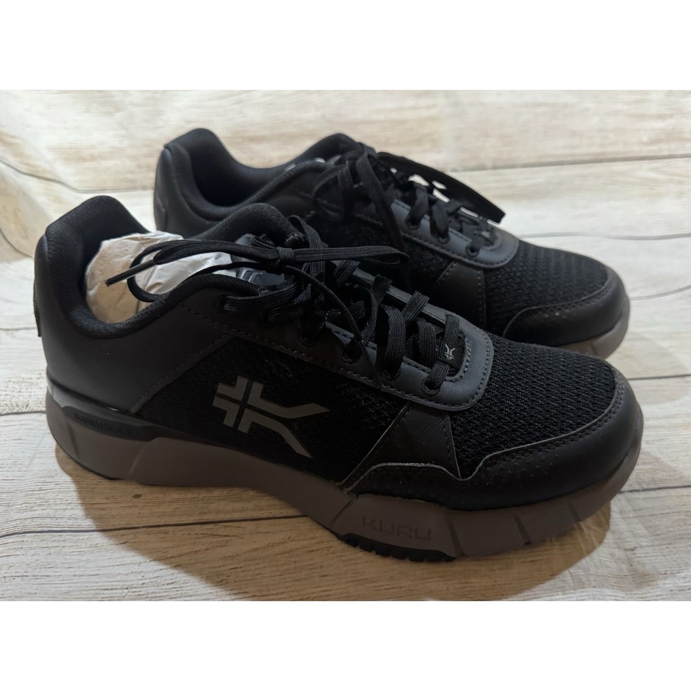 KURU Quantum 2.0 Dove Black Shoes Sneakers Comfort Heel Support Wmns Sz 10.5 M
